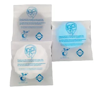 Buy cheap 50pc White Disposable Headphone Ear Coverss Lightweight Eco Friendly Protection From Dirt And Dust from wholesalers