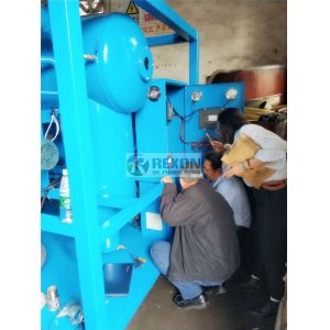 High Vacuum Dehydration Insulation Oil Purification System 9000LPH Easy To