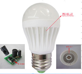 Buy cheap Led pc bulb 3w product