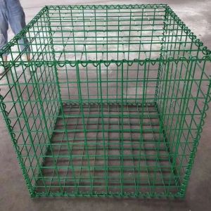Buy cheap 240 - 380g/M2 Zinc Coating Galvanized Gabion Basket Mesh In Black Color from wholesalers