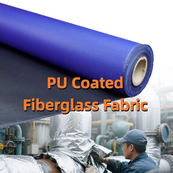 Quality Double-Side PU Coated Fiberglass Fabric Welding Blanket with 1800C Temperature Resistance 460 g/sqm 0.41 mm for sale