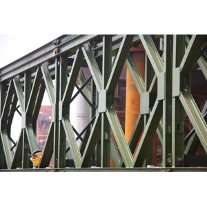 Buy cheap High Reliable Temporary Steel Pedestrian Q345B Prefabricated Steel Material from wholesalers