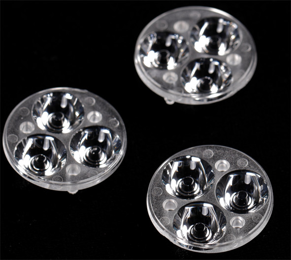 High Transmittance PC LED Indoor Light Lens with Multiple Light Distribution for