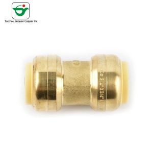 Buy cheap OEM 1''X3/4" Copper Push Fit Fittings Brass Reducing Coupling from wholesalers