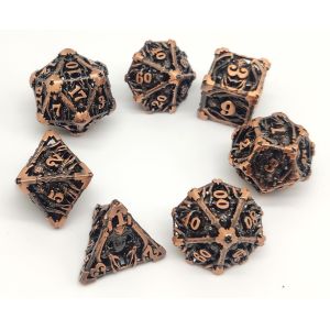 China Neat Sharp Edges Mini RPG Dice DND Hand Carved Durable For Savage World on sale