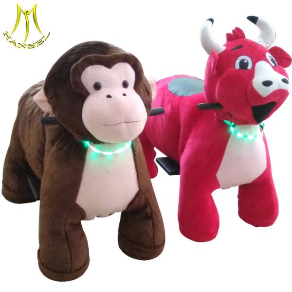 Quality Hansel stuffed animal toy ride electric ride on toy plush motorized animals for sale