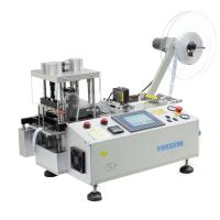Buy cheap Automatic Tape Cutting Machine with Punching Hole and Collecting Device FX-150LR product