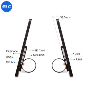 Capacitive Touch Tablet With Android 8.1 System , RJ45 Wall Mount Digital