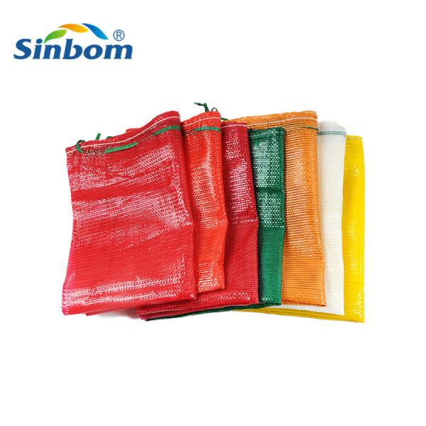 Quality Vegetable And Fruit Packaging Poly Mesh Leno Bags Customized for sale