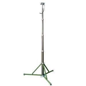Buy cheap 6.5m CCTV pneumatic telescopic mast with tripod ground mounting from wholesalers