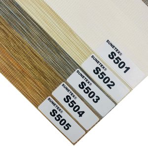 100% Polyester Day And Night Roller Blinds Window Blinds Fabric Zebra Blinds