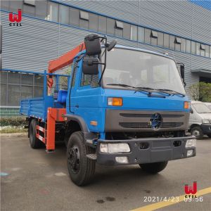 Buy cheap Euro Folding Truck Mounted Hydraulic Crane 4x2 Loading from wholesalers