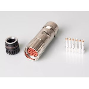 Buy cheap Siemens M23 Servo Power 6 Pin Connector 6FX2003-0LU30 Industrial Connector With Threaded Head from wholesalers