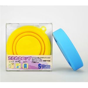 Buy cheap camping silicon cup folding/silicone foldable cup/travel silicone fold cup from wholesalers