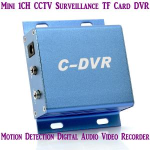 China Mini C-DVR 1CH CCTV Surveillance TF Card DVR Digital Audio Video Recorder Motion Detection on sale