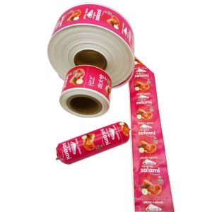 Buy cheap Easy Peel off Printed Can Be Cooked Plastic  Sausage Casings For Sausages from wholesalers