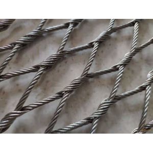 Buy cheap Flexible 316 Stainless Steel Rope Mesh High Strength Antirust For Bird Aviary from wholesalers