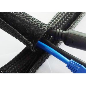 Buy cheap Self Adhesive Flexible Braided Wire Covering , Nylon Expandable Sleeving from wholesalers