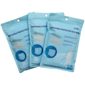 Buy cheap BRC Resealable Zipper Bags Resealable Poly Bags For Mask Packaging from wholesalers