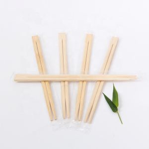 Buy cheap Square Natural Mao Bamboo disposable Chopsticks With Plastic Sleeve from wholesalers