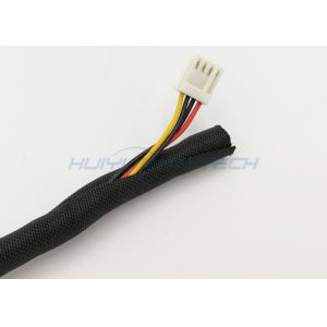 Buy cheap Custom Pet Self Wrapping Split Braided Sleeving Flame Retardant For Wire Harness from wholesalers