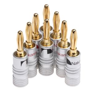Buy cheap 24K Gold Plated Nakamichi Speaker Connectors , Practical Nakamichi BFA Banana Plugs from wholesalers