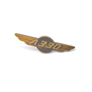 Buy cheap Airbus A330 Commercial Pilot Wings Badge Antique Bronze Long Lasting from wholesalers