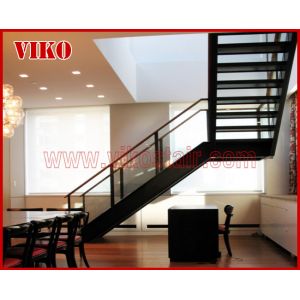 Buy cheap Double Steel Plate Staircase VK29S Stainless Steel, Power Coated,，Wooden ，Beech Tread , Carbon Steel Stringer, from wholesalers