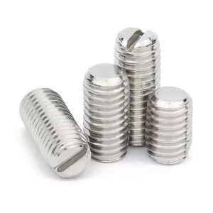 Buy cheap Slotted Flat Point Grub Screws DIN551 Stainless Steel Slotted Set Screw with Flat Point from wholesalers