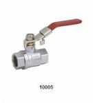 Buy cheap Brass forging Ball Valve 10005 with locking handle Chrome plating 600PSI from wholesalers