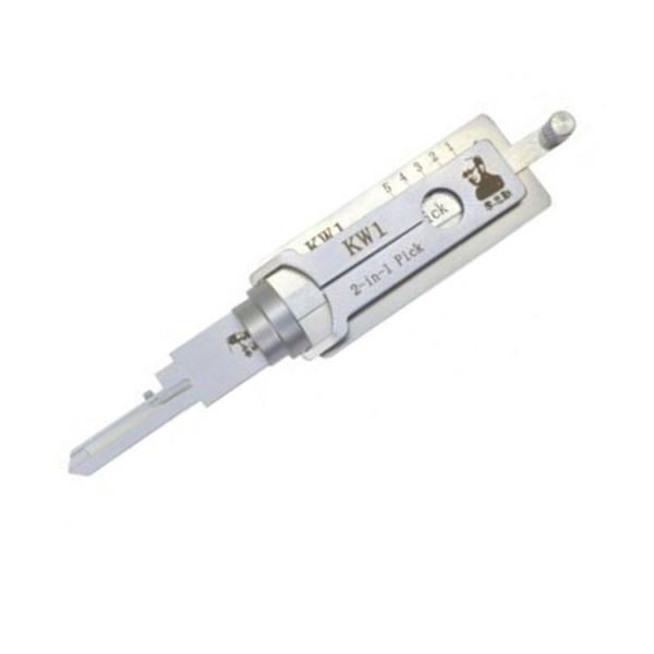Quality Lishi Lockpicking Tool  KW1 5pin 2in1 Lock Pick And Decoder Tool for sale