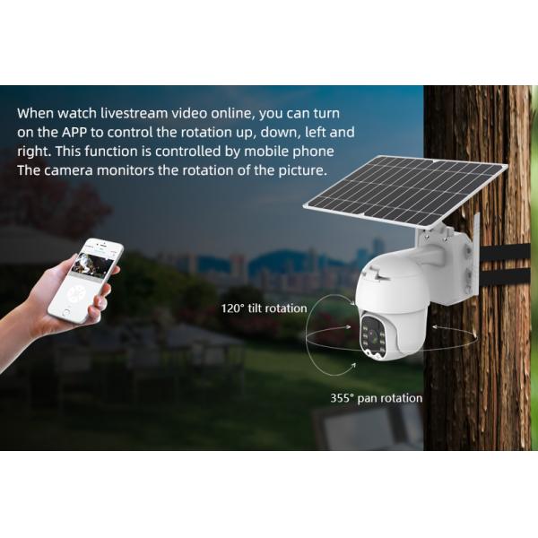 4G WiFi IP Solar Powered Outdoor Sim 2MP 1080P Solar IP PTZ Night Vision Video Surveillance PIR CCTV Farm Solar