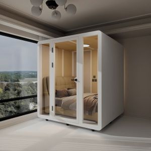 Buy cheap Portable Modular Office Pod with 20-45dB Noise Reduction for Professional Workspaces product