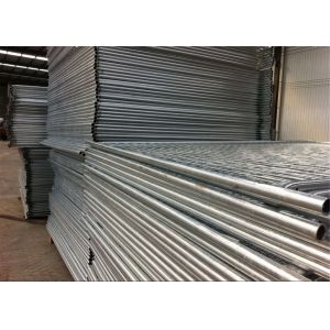 Buy cheap Standard Galvanized Temporary Fence Galvanized Fence Panels High Stability from wholesalers