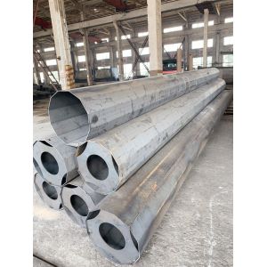 Buy cheap Q460 105FT Electrical Power Steel Pole Hot Dip Galvanized Transmission Dodecagonal from wholesalers