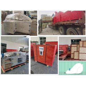 Buy cheap Rustproof Plastic Shoe Cover Making Machine , CPE Overshoes Making Machinery from wholesalers