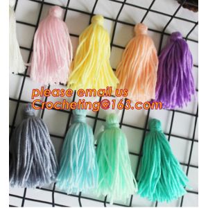 Buy cheap Custom 2.5CM tassel with metal ring tassel fringe garment KEY tassel flat trim, curtain tassel fringe /trim for home fit from wholesalers
