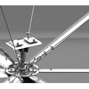 Buy cheap 24FT Pmsm Air Vent Commercial Garage HVLS Ceiling Fan from wholesalers