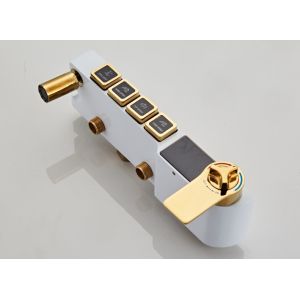 Buy cheap Black Golden Copper 314SUS Intelligent Shower Faucet With Button from wholesalers