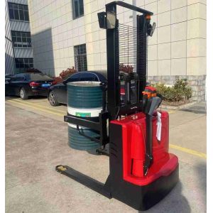 Buy cheap 1.6meters 3meters 500kg Fully Electric Drum Stacker For Drum Transportation And Lifting product