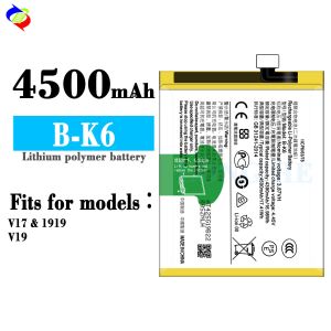 Buy cheap VIVO V17 V19 B-K6 4500mAh Battery Rechargeable Li-Polymer Compatible Mobile Phone Models from wholesalers