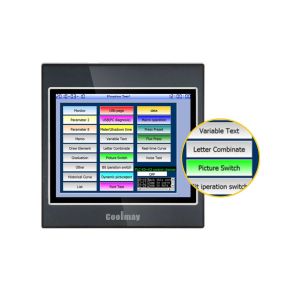 Buy cheap 32 Bit CPU 408MHz HMI Programming Panel 320*240 Pixels Resistive from wholesalers