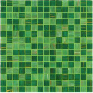 Buy cheap Spring green gold line glass mosaic mix pattern entrance backspalsh from wholesalers