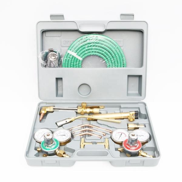 Quality Acetylene Inlet 5/8'' Connection Upper Portable Oxygen Cutting Torch and Welding Kit for sale