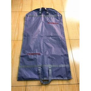 Buy cheap Luxury Fold Up Garment Bag 200D Polyester Embroider Webbing Handled product