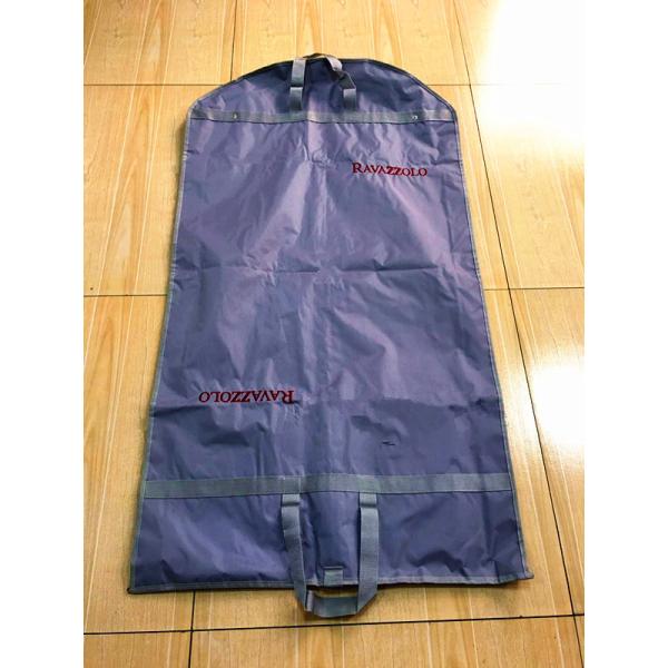 Buy cheap Luxury Fold Up Garment Bag 200D Polyester Embroider Webbing Handled from wholesalers