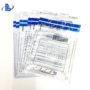 Buy cheap Customized Security Evidence Bags Bank Deposit Tamper Proof Plastic Envelopes from wholesalers