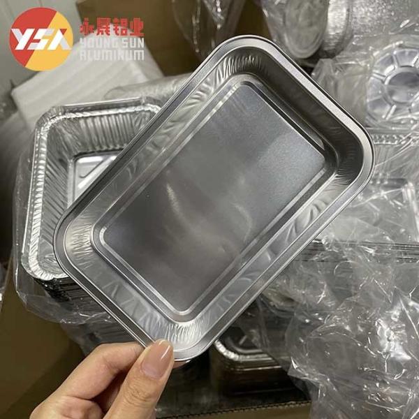 Buy cheap 1LB Aluminium Foil Oblong Lunch Box Take - Out Pan For Versatile Food Container from wholesalers