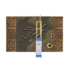 Buy cheap 400ml Ink Cartridge Vertical 3d Wall Printing Machine Diy Mural Printing product