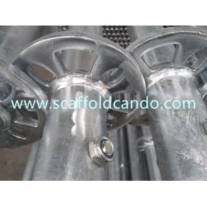 60mm OD Q235 Q345 hot dip galvanized ringlock standard vertical 3000mm 2000mm